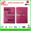 custom PVC passport card holder